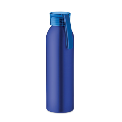 ALUMINIUM METAL BOTTLE 600ML in Royal Blue