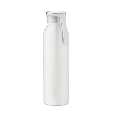 ALUMINIUM METAL BOTTLE 600ML in White