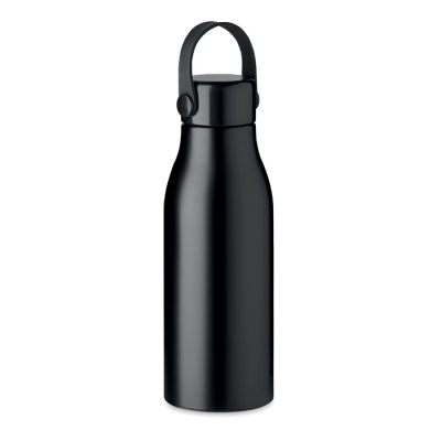 ALUMINIUM METAL BOTTLE 650ML in Black