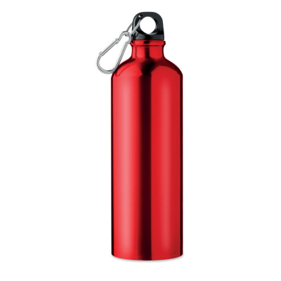 ALUMINIUM METAL BOTTLE 750 ML in Red