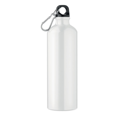 ALUMINIUM METAL BOTTLE 750 ML in White