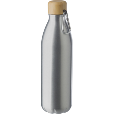 ALUMINIUM METAL BOTTLE (750ML) SINGLE WALLED in Silver