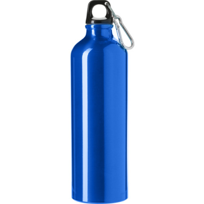 ALUMINIUM METAL SINGLE WALLED BOTTLE (750ML) in Cobalt Blue