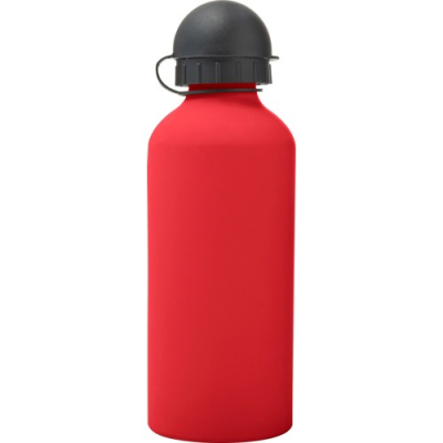 ALUMINIUM METAL WATER BOTTLE (600 ML) in Red