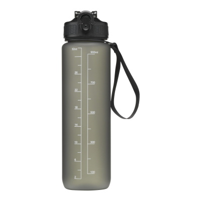 AQUASPORT GRS RECYCLED WATER BOTTLE 1,000 ML in Black