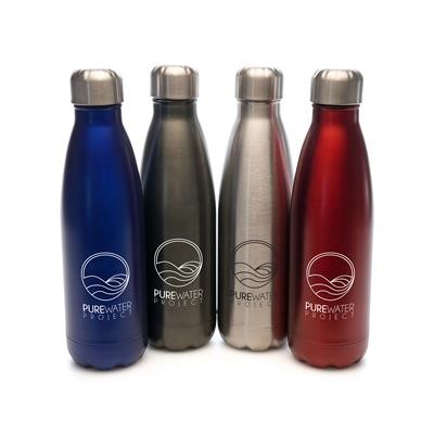 ASHFORD PLUS RECYCLED STAINLESS STEEL METAL DRINK BOTTLE