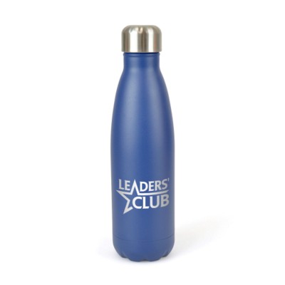 ASHFORD POP STAINLESS STEEL METAL DRINK BOTTLE in Navy Blue