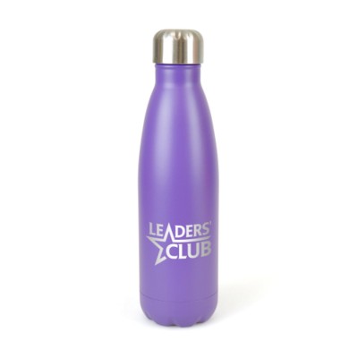 ASHFORD POP STAINLESS STEEL METAL DRINK BOTTLE in Purple