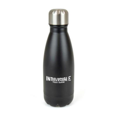 ASHFORD SHADE STAINLESS STEEL METAL DRINK BOTTLE in Black