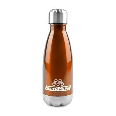 ASHFORD STAINLESS STEEL METAL DRINK BOTTLE in Amber