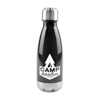 ASHFORD STAINLESS STEEL METAL DRINK BOTTLE in Black