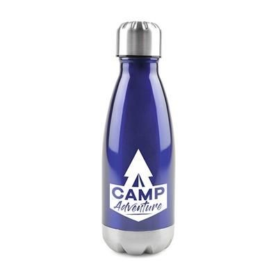 ASHFORD STAINLESS STEEL METAL DRINK BOTTLE in Blue