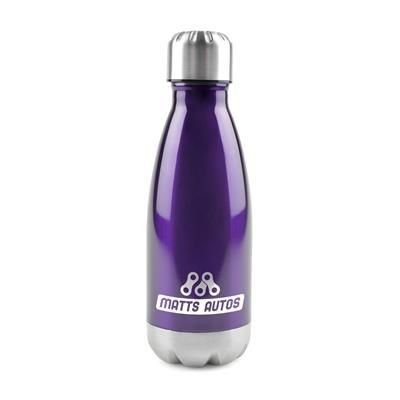 ASHFORD STAINLESS STEEL METAL DRINK BOTTLE in Purple