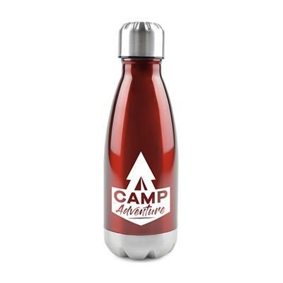 ASHFORD STAINLESS STEEL METAL DRINK BOTTLE in Red