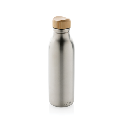 AVIRA ALCOR RCS RE-STEEL SINGLE WALL WATER BOTTLE 600 ML in Silver