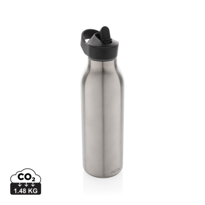 AVIRA ARA RCS RE-STEEL FLIPTOP WATER BOTTLE 500ML in Silver