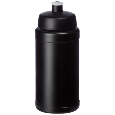 BASELINE 500 ML RECYCLED SPORTS BOTTLE in Solid Black & Solid Black