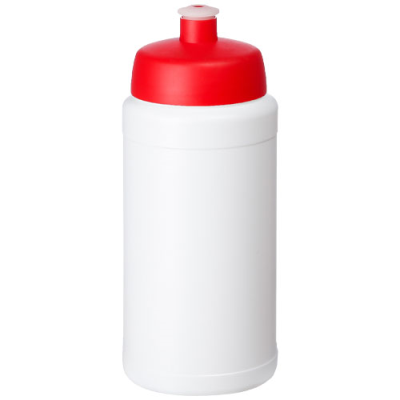 BASELINE 500 ML RECYCLED SPORTS BOTTLE in White & Red