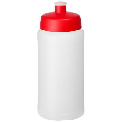 BASELINE® PLUS 500 ML BOTTLE with Sports Lid in Clear Transparent & Red