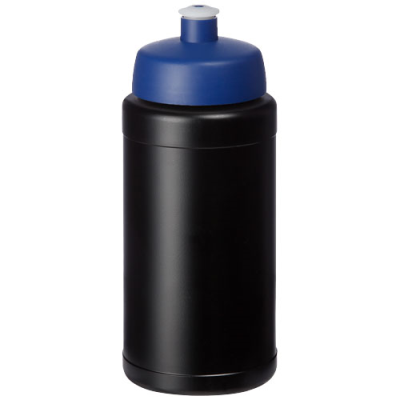 BASELINE® PLUS 500 ML BOTTLE with Sports Lid in Solid Black & Blue