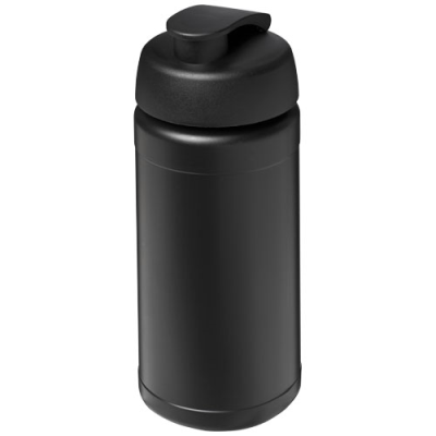 BASELINE® PLUS 500 ML FLIP LID SPORTS BOTTLE in Solid Black