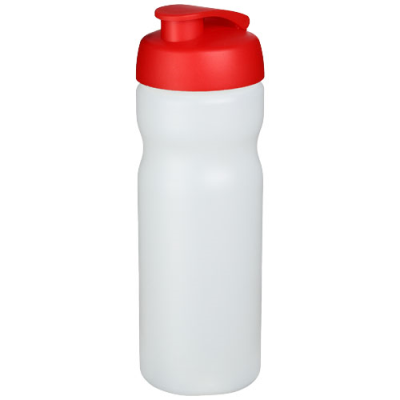 BASELINE® PLUS 650 ML FLIP LID SPORTS BOTTLE in Clear Transparent & Red