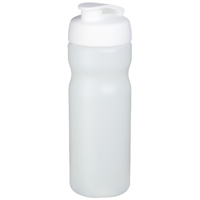 BASELINE® PLUS 650 ML FLIP LID SPORTS BOTTLE in Clear Transparent & White