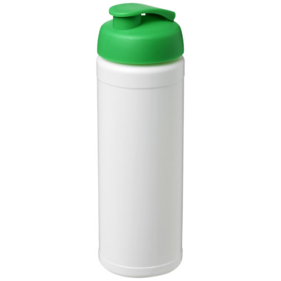 BASELINE® PLUS 750 ML FLIP LID SPORTS BOTTLE in White & Green