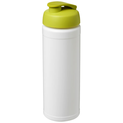 BASELINE® PLUS 750 ML FLIP LID SPORTS BOTTLE in White & Lime