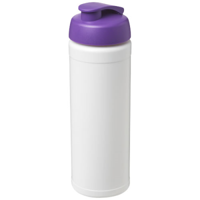 BASELINE® PLUS 750 ML FLIP LID SPORTS BOTTLE in White & Purple