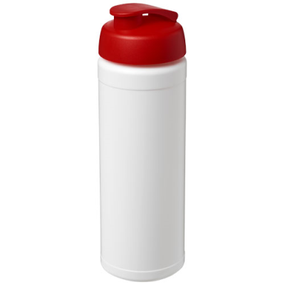 BASELINE® PLUS 750 ML FLIP LID SPORTS BOTTLE in White & Red