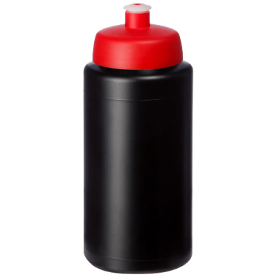 BASELINE® PLUS GRIP 500 ML SPORTS LID SPORTS BOTTLE in Solid Black & Red