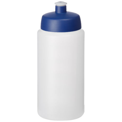 BASELINE® PLUS GRIP 500 ML SPORTS LID SPORTS BOTTLE in Transparent & Blue