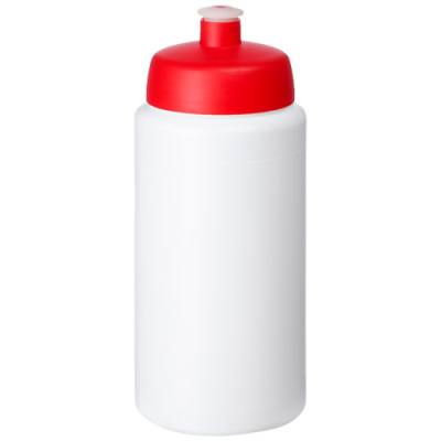 BASELINE® PLUS GRIP 500 ML SPORTS LID SPORTS BOTTLE in White & Red