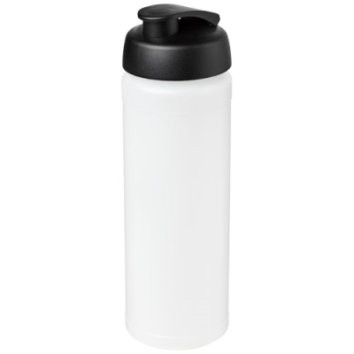 BASELINE® PLUS GRIP 750 ML FLIP LID SPORTS BOTTLE in Clear Transparent & Solid Black