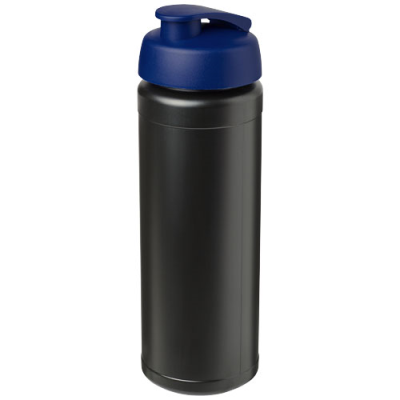 BASELINE® PLUS GRIP 750 ML FLIP LID SPORTS BOTTLE in Solid Black & Blue