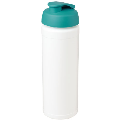 BASELINE® PLUS GRIP 750 ML FLIP LID SPORTS BOTTLE in White & Aqua