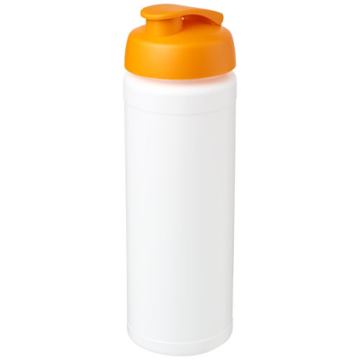 BASELINE® PLUS GRIP 750 ML FLIP LID SPORTS BOTTLE in White & Orange