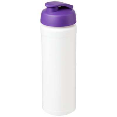 BASELINE® PLUS GRIP 750 ML FLIP LID SPORTS BOTTLE in White & Purple