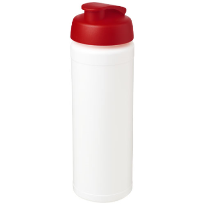 BASELINE® PLUS GRIP 750 ML FLIP LID SPORTS BOTTLE in White & Red