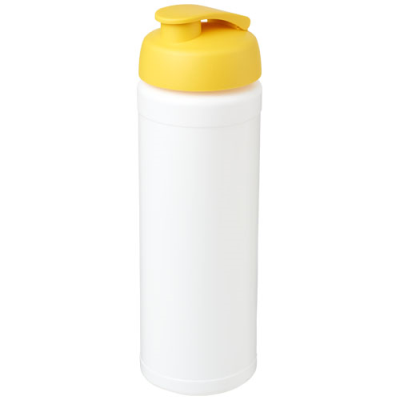 BASELINE® PLUS GRIP 750 ML FLIP LID SPORTS BOTTLE in White & Yellow