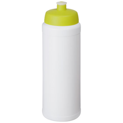 BASELINE® PLUS GRIP 750 ML SPORTS LID SPORTS BOTTLE in White & Lime