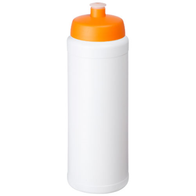 BASELINE® PLUS GRIP 750 ML SPORTS LID SPORTS BOTTLE in White & Orange