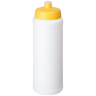 BASELINE® PLUS GRIP 750 ML SPORTS LID SPORTS BOTTLE in White & Yellow