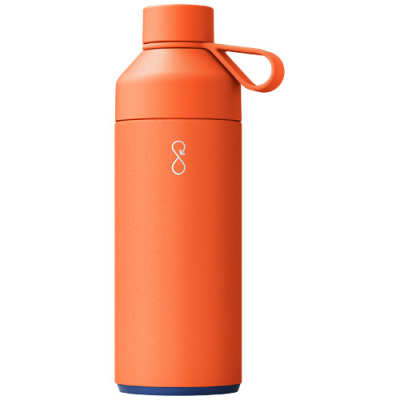 BIG OCEAN BOTTLE 1000 ML VACUUM THERMAL INSULATED WATER BOTTLE in Sun Orange