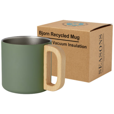 BJORN 360 ML RCS CERTIFIED RECYCLED STAINLESS STEEL METAL MUG with Copper Vacuum Insulation