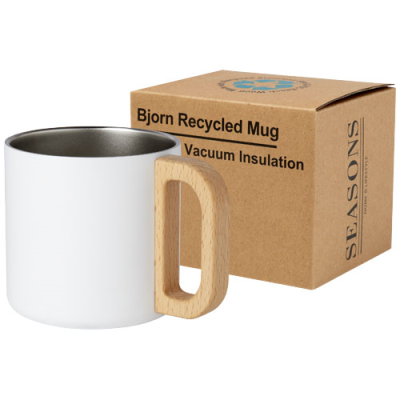 BJORN 360 ML RCS CERTIFIED RECYCLED STAINLESS STEEL METAL MUG with Copper Vacuum Insulation