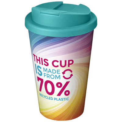 BRITE-AMERICANO® ECO 350 ML SPILL-PROOF THERMAL INSULATED TUMBLER in Aqua