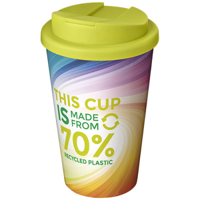 BRITE-AMERICANO® ECO 350 ML SPILL-PROOF THERMAL INSULATED TUMBLER in Lime