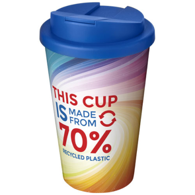 BRITE-AMERICANO® ECO 350 ML SPILL-PROOF THERMAL INSULATED TUMBLER in Mid Blue